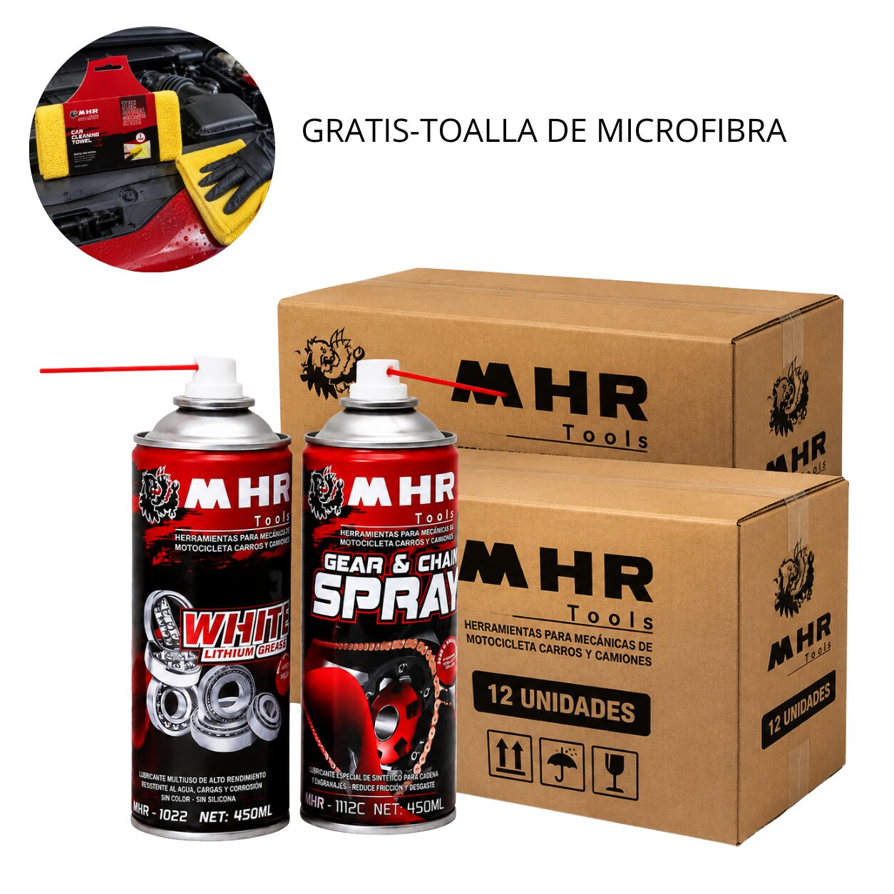 Kit para Limpiar y Lubricar Cadenas de Motocicleta- para tu Taller